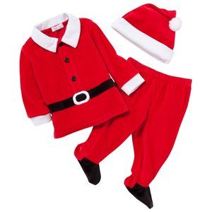 NEW! Santa suite hat Christmas 3 months baby